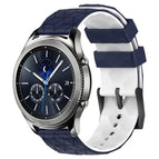 For Samsung Gear S3 Classic / Midnight Blue + White