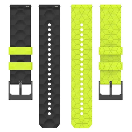22mm Silicone Football-Texture Two-Tone Band for Gear S3