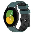 For Samsung Galaxy Watch 5 44mm / Olive Green + Black