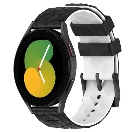 20mm Silicone Football Two-Tone Band Fits Galaxy 40/44mm