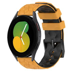 For Samsung Galaxy Watch 5 40mm / Yellow+Black