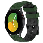For Samsung Galaxy Watch 5 40mm / Armygreen+Black