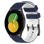 For Samsung Galaxy Watch 5 40mm / Midnight Blue + White