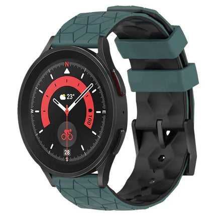 20mm Football Two Tone Silicone Band for Galaxy Watch