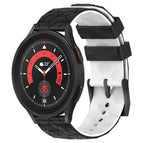 For Samsung Galaxy Watch 5 Pro 45mm / Black+White