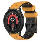 For Samsung Galaxy Watch 5 Pro 45mm / Yellow+Black
