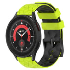 For Samsung Galaxy Watch 5 Pro 45mm / Lime Green + Black