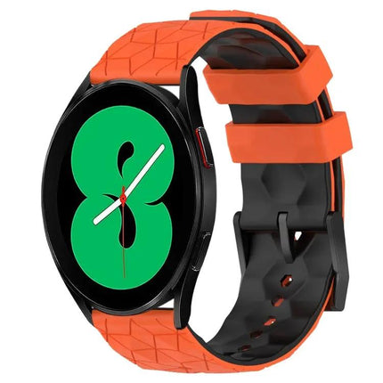 20mm Football Two Tone Silicone Band for Galaxy Watch