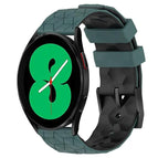 For Samsung Galaxy Watch 4 44mm / Olive Green + Black
