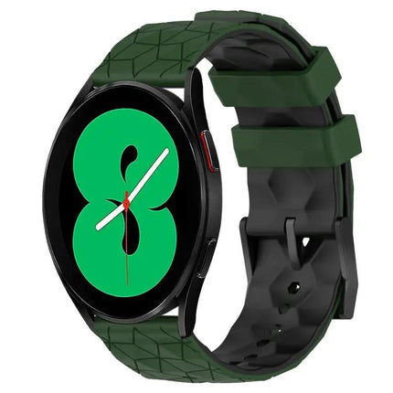 20mm Football Two Tone Silicone Band for Galaxy Watch