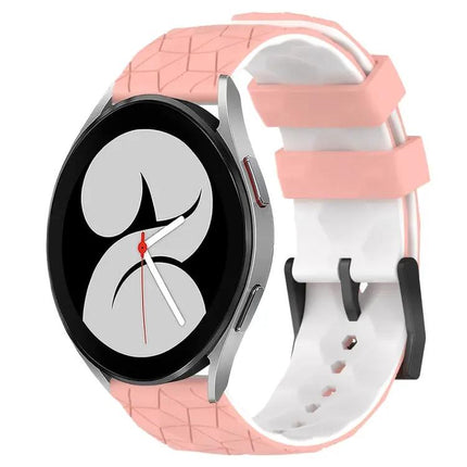 20mm Two-Tone Football Silicone Watch Band For Samsung