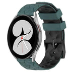 For Samsung Galaxy Watch 4 40mm / Olive Green + Black