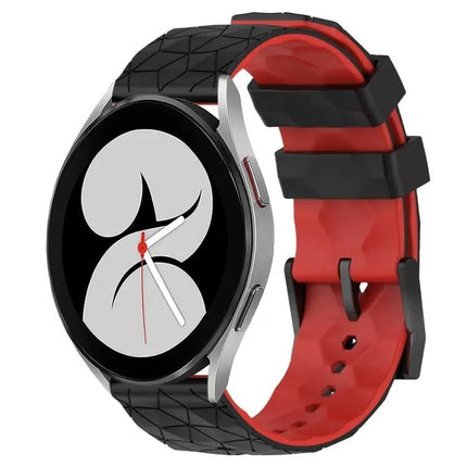 20mm Two-Tone Football Silicone Watch Band For Samsung