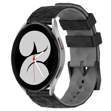 20mm Two-Tone Football Silicone Watch Band For Samsung