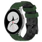 For Samsung Galaxy Watch 4 40mm / Armygreen+Black