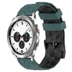 For Samsung  Galaxy Watch 4 Classic 42mm / Olive Green + Black