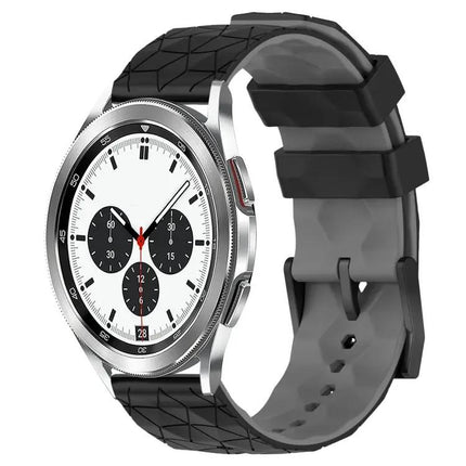 20mm Two-Tone Football Silicone Watch Band For Samsung