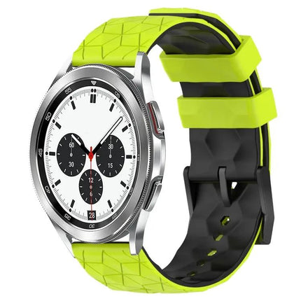 20mm Two-Tone Football Silicone Watch Band For Samsung