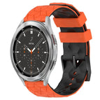 For Samsung  Galaxy Watch 4 Classic 46mm / Orange+Black