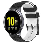 For Samsung Galaxy Watch Active 2 40mm / Black+White