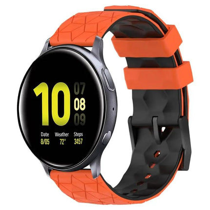 20mm Two-Tone Football Silicone Band For Galaxy 42/44mm