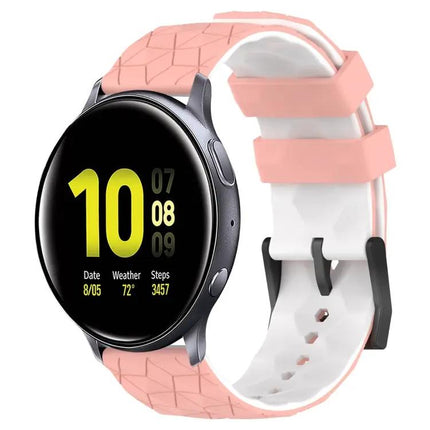 20mm Two-Tone Football Silicone Band For Galaxy 42/44mm