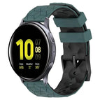 For Samsung Galaxy Watch Active 2 44mm / Olive Green + Black