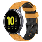 For Samsung Galaxy Watch Active 2 44mm / Yellow+Black