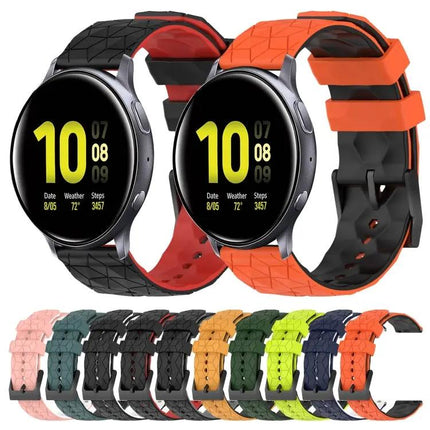 20mm Two-Tone Football Silicone Band For Galaxy 42/44mm