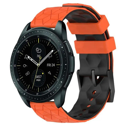 20mm Two-Tone Football Silicone Band For Galaxy 42/44mm