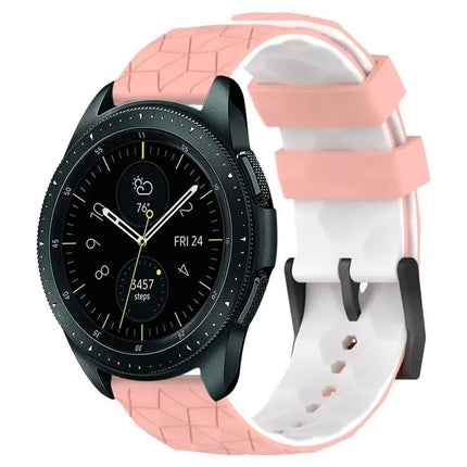 20mm Two-Tone Football Silicone Band For Galaxy 42/44mm