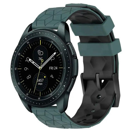 20mm Two-Tone Football Silicone Band For Galaxy 42/44mm