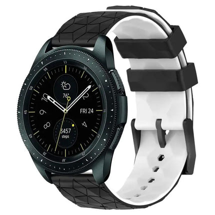 20mm Two-Tone Football Silicone Band For Galaxy 42/44mm