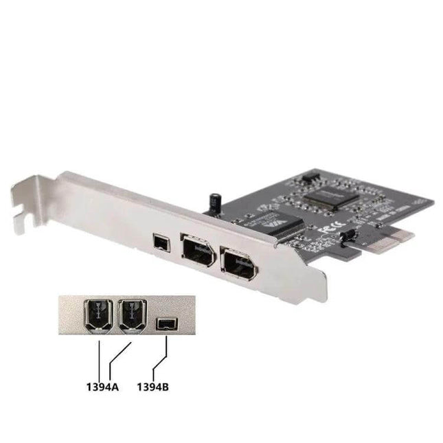 Firewire Expansion Card for Connecting Devices to Desktop PCs – IEEE 1394b PCIe card with dual 1394A/1394B ports for DV camcorder and legacy device transfers