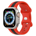 For Apple Watch Ultra 49mm / Red+Black