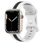 For Apple Watch Series 8&7 41mm / White+Black