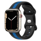 For Apple Watch Series 8&7 41mm / Black+Blue