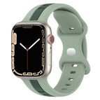 For Apple Watch Series 8&7 41mm / Light Green+Green
