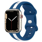 For Apple Watch Series 8&7 41mm / Blue+White