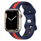 For Apple Watch Series 8&7 41mm / Midnight Blue + Red