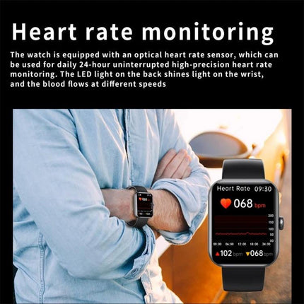 Daily Smart Watch for Health and Activity Tracking showing heart rate monitoring on wrist during morning jog and sleep analysis