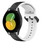For Samsung Galaxy Watch 5 44mm / Black+White