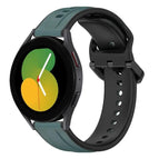 For Samsung Galaxy Watch 5 40mm / Olive Green + Black