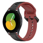 For Samsung Galaxy Watch 5 40mm / Black+Red