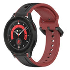 For Samsung Galaxy Watch 5 Pro 45mm / Black+Red