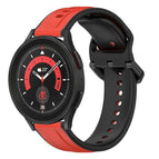 For Samsung Galaxy Watch 5 Pro 45mm / Red+Black