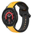 For Samsung Galaxy Watch 5 Pro 45mm / Yellow+Black
