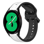 For Samsung Galaxy Watch 4 44mm / White+Black