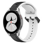For Samsung Galaxy Watch 4 40mm / Black+White