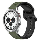 For Samsung  Galaxy Watch 4 Classic 42mm / Dark Green+Black
